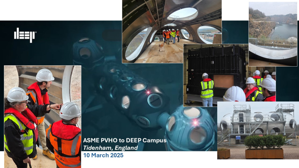 Montage of the DEEP training site at their campus